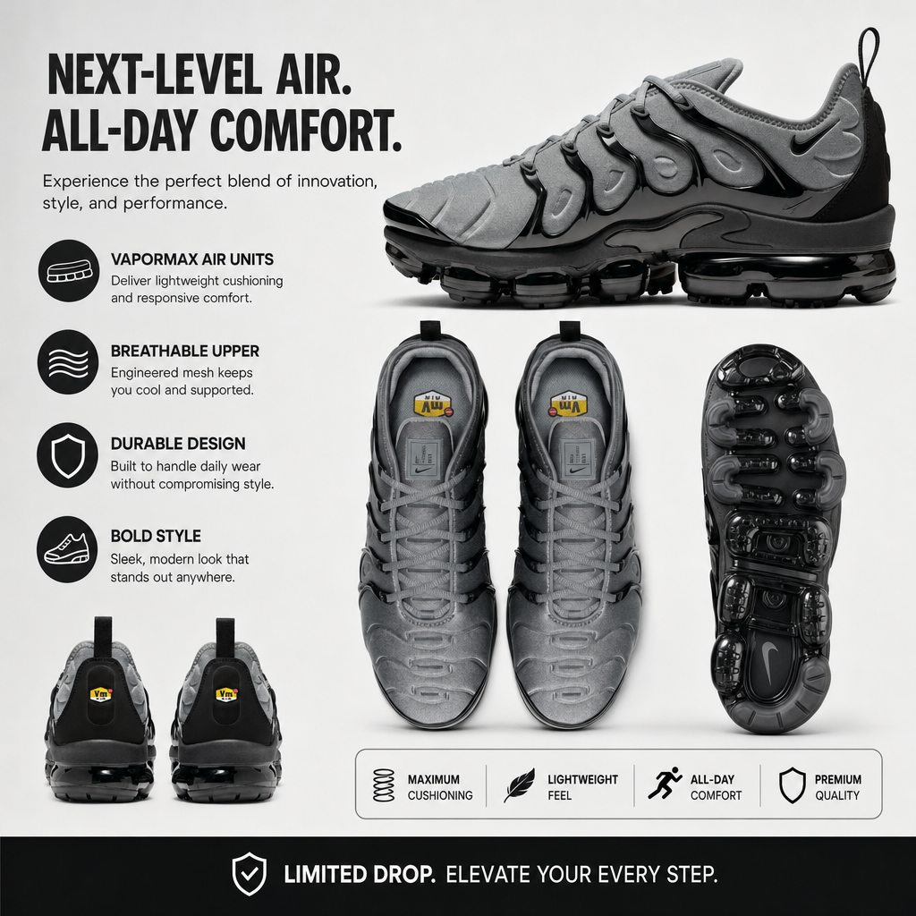 Air VaporMax Plus "Cool Grey Black"