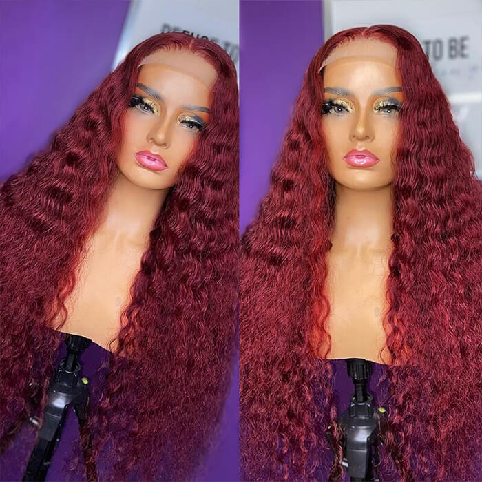 99J Curly Lace Front Wig