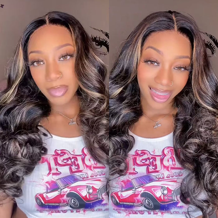 Glueless Body Wave Wig with Transparent Lace