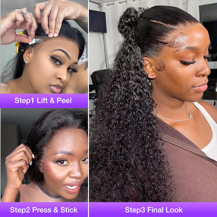 Glueless Curly Lace Wig – Pre-Cut 13x6