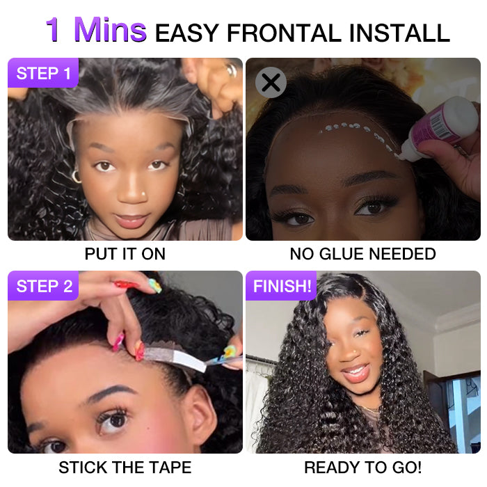 Glueless Curly Lace Wig – Pre-Cut 13x6