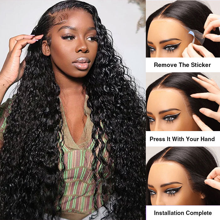 Water Wave Lace Wig – Glueless 13x6 HD Fit