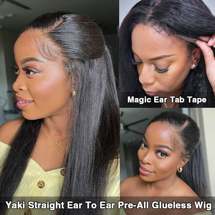 Yaki Straight Lace Wig – Glueless 13x6 Fit