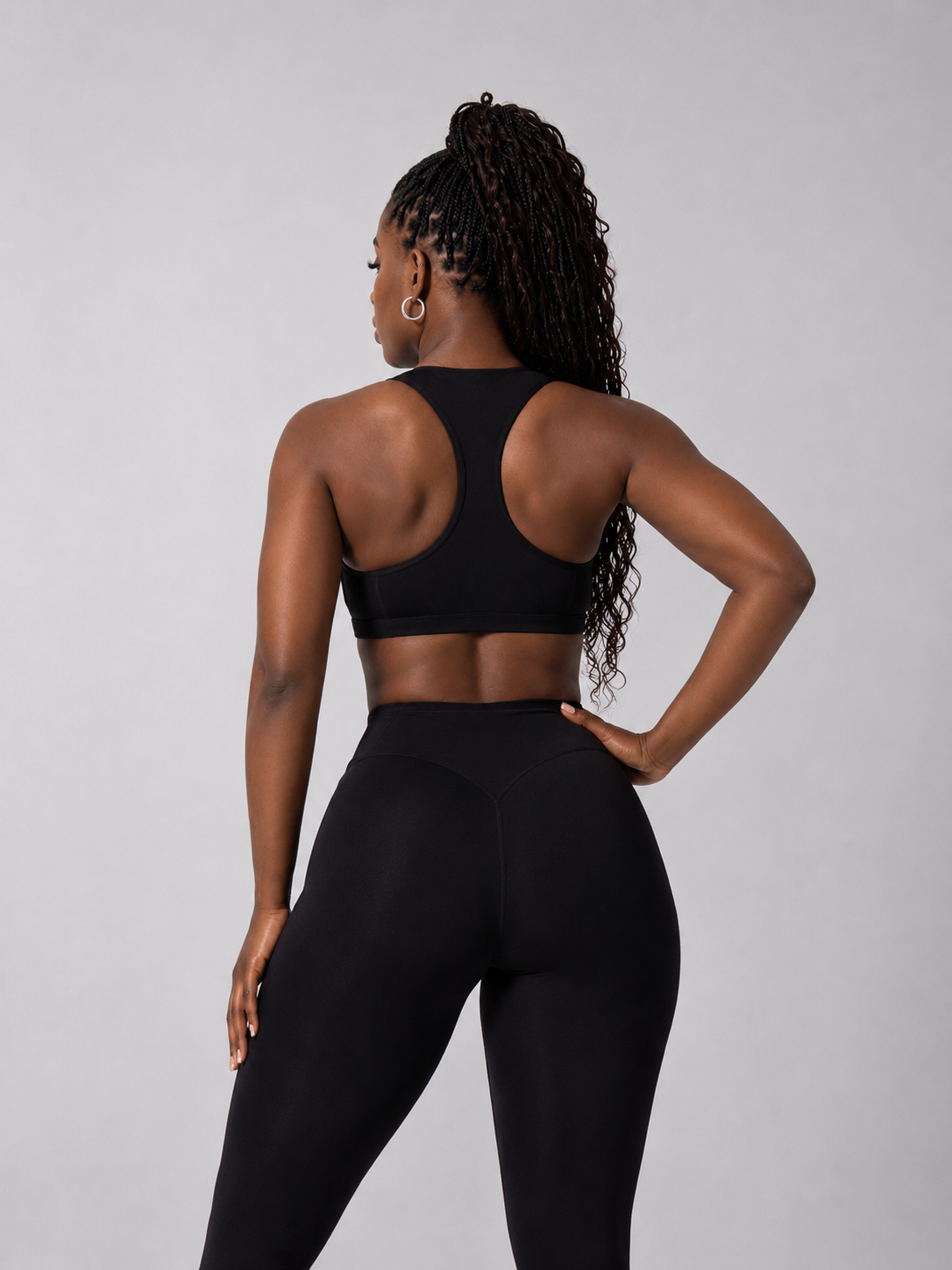 Sprint Her Sports Bra - Onyx Black
