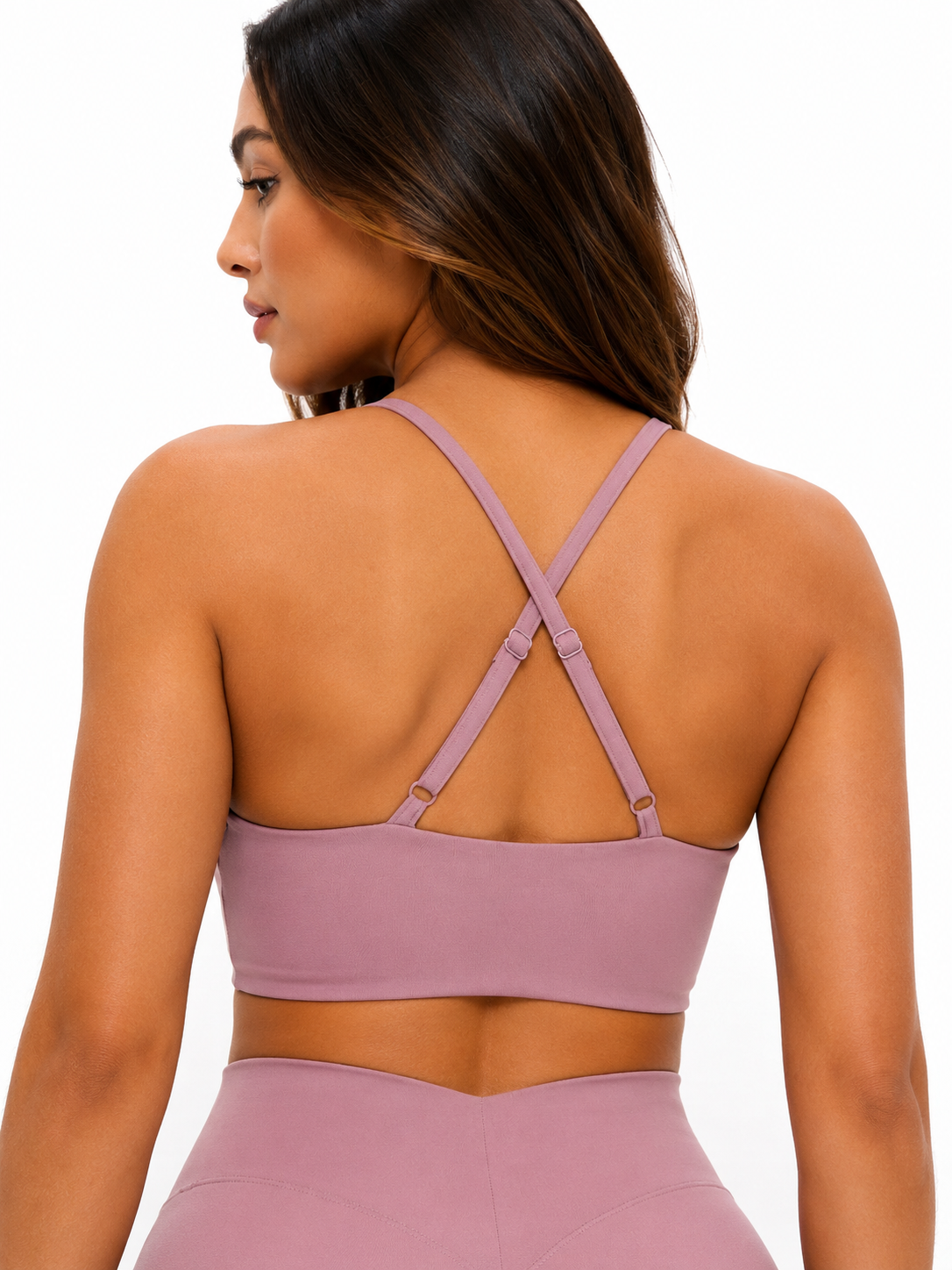 Poshknit Sports Bra - Rose Water