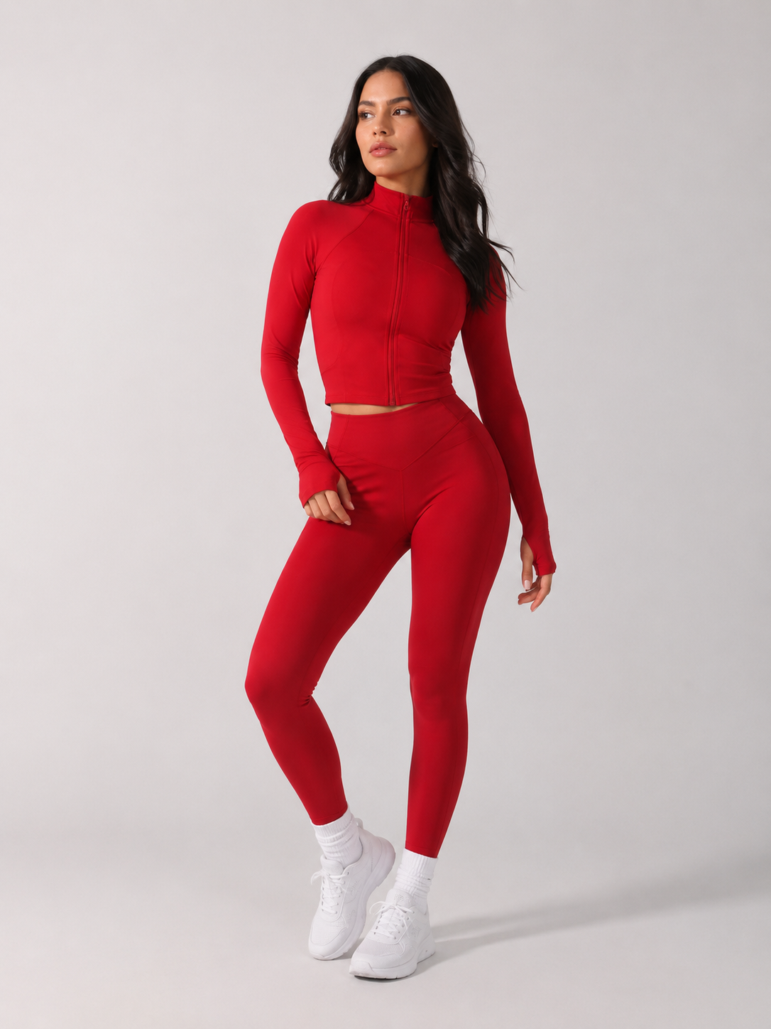 Phantom Waist Jacket - Lipstick Red