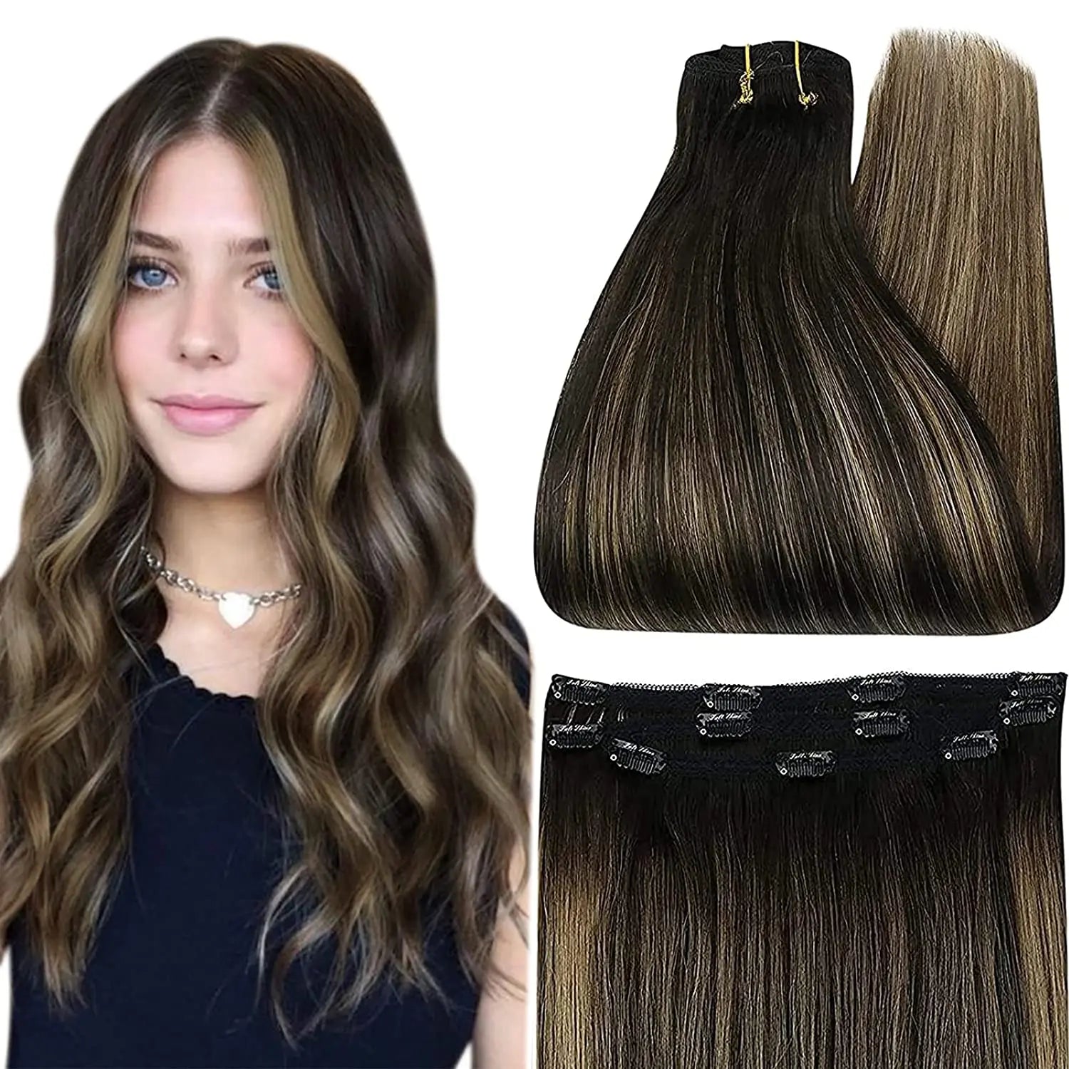 Ombre Clip Ins 3 Piece – Remy Hair