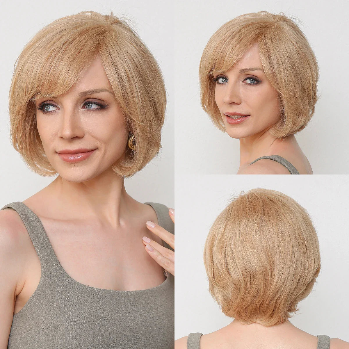 Short Ombre Bob HD Lace Wig