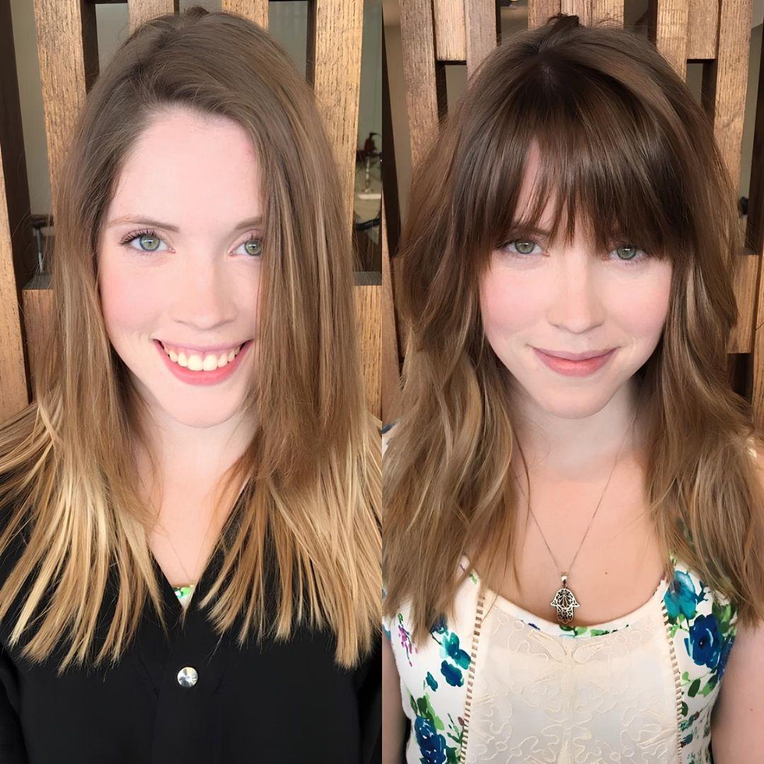 Clip-In Sleek Synthetic Bangs – Natural Look