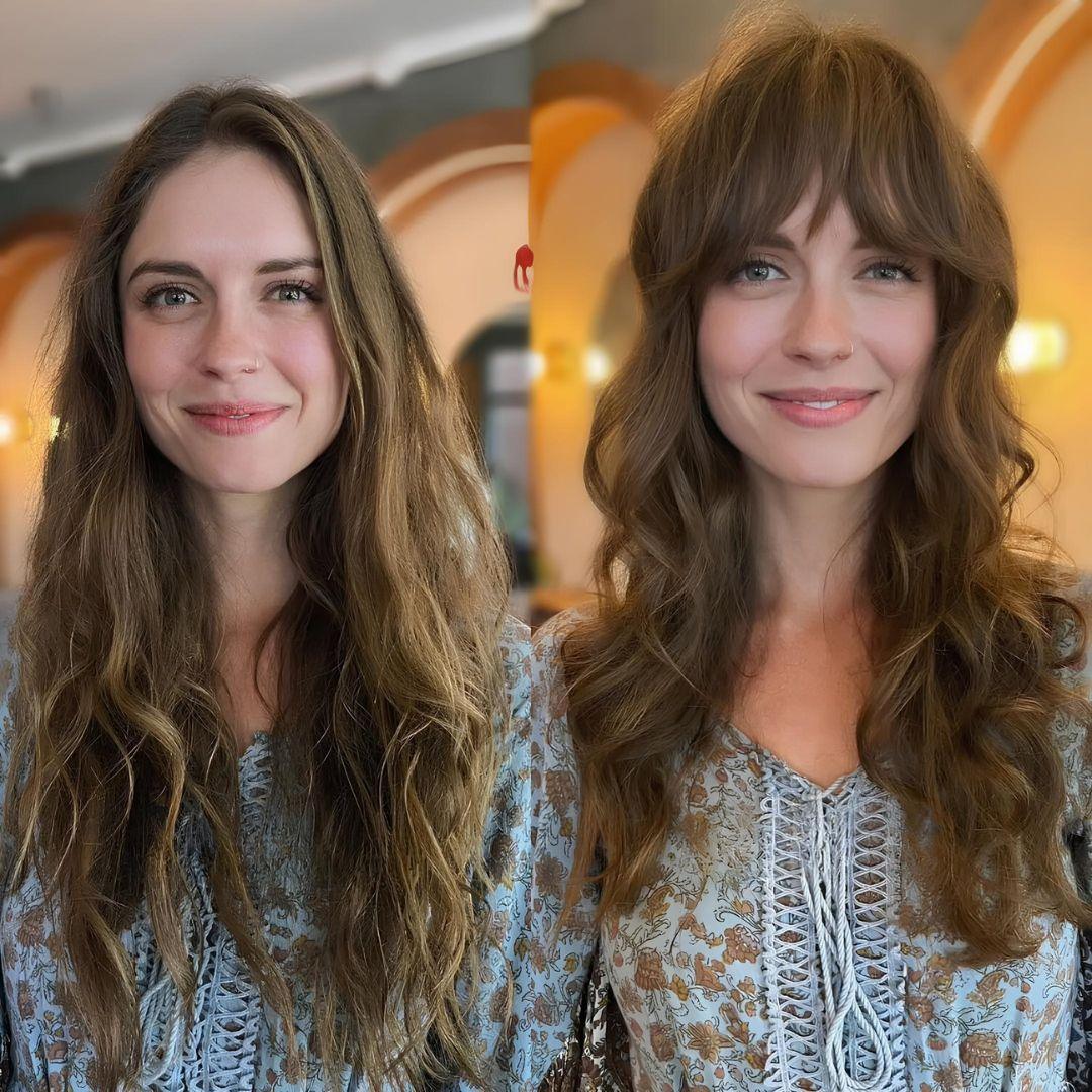 Clip-In Sleek Synthetic Bangs – Natural Look