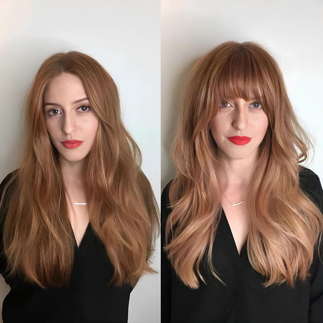 Clip-In Sleek Synthetic Bangs – Natural Look
