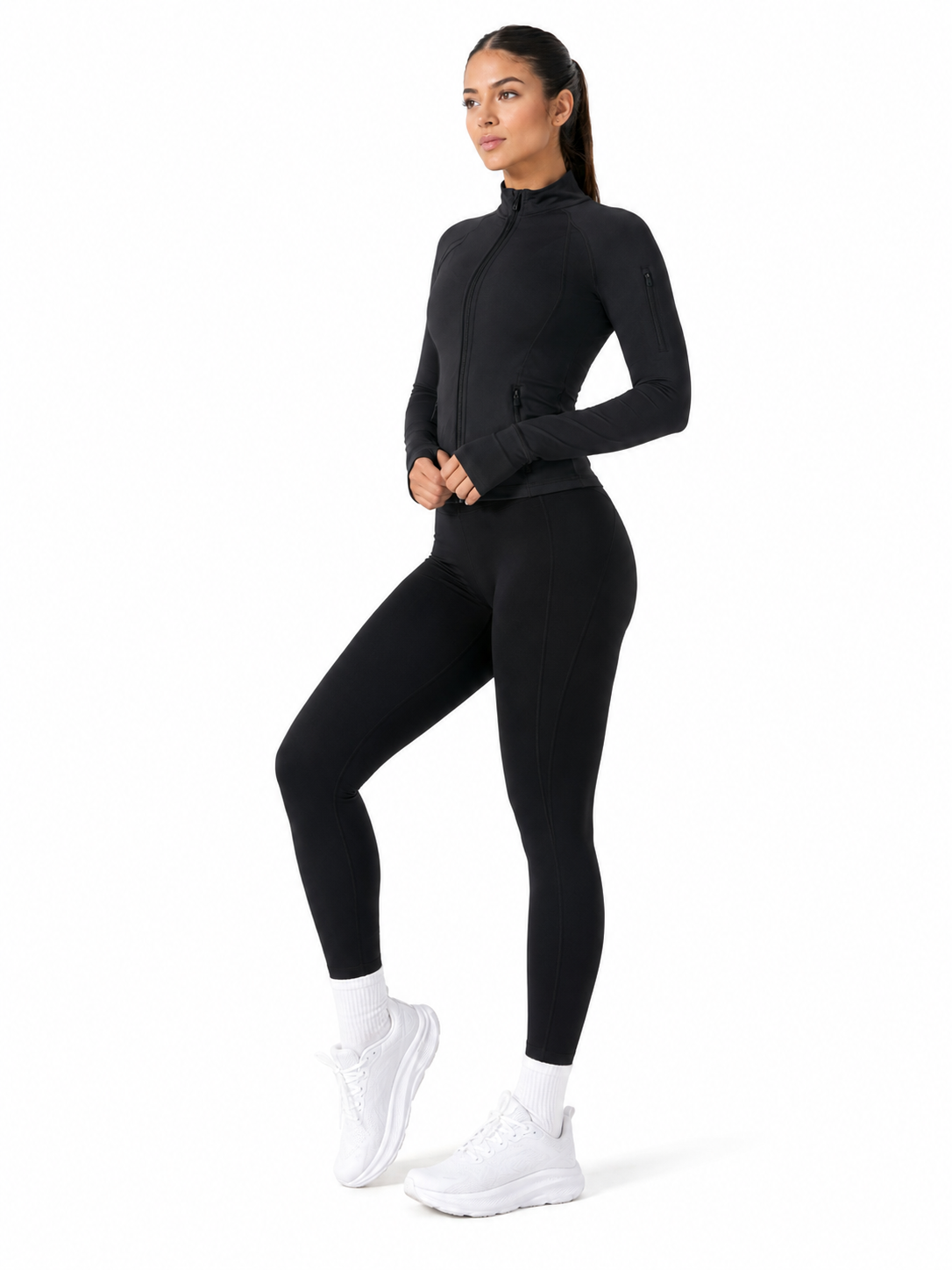 Elysium Zip Jacket - Onyx Black