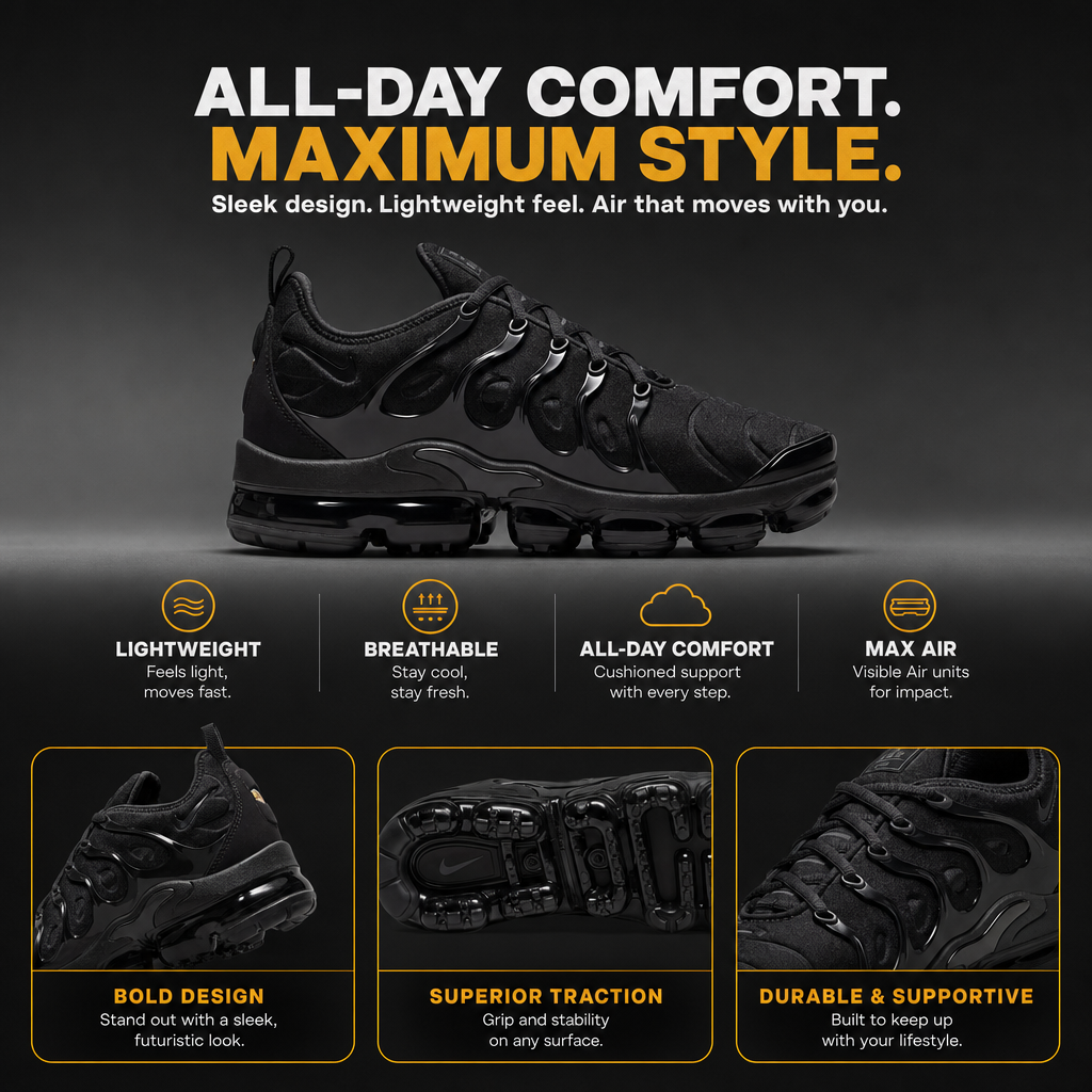 Air VaporMax Plus "Triple Black"