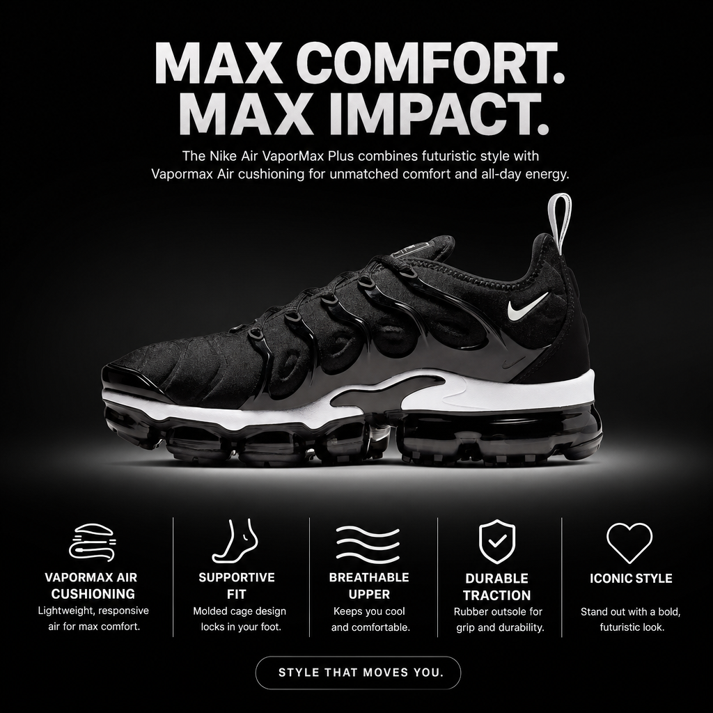 Air VaporMax Plus "Overbranding Black"
