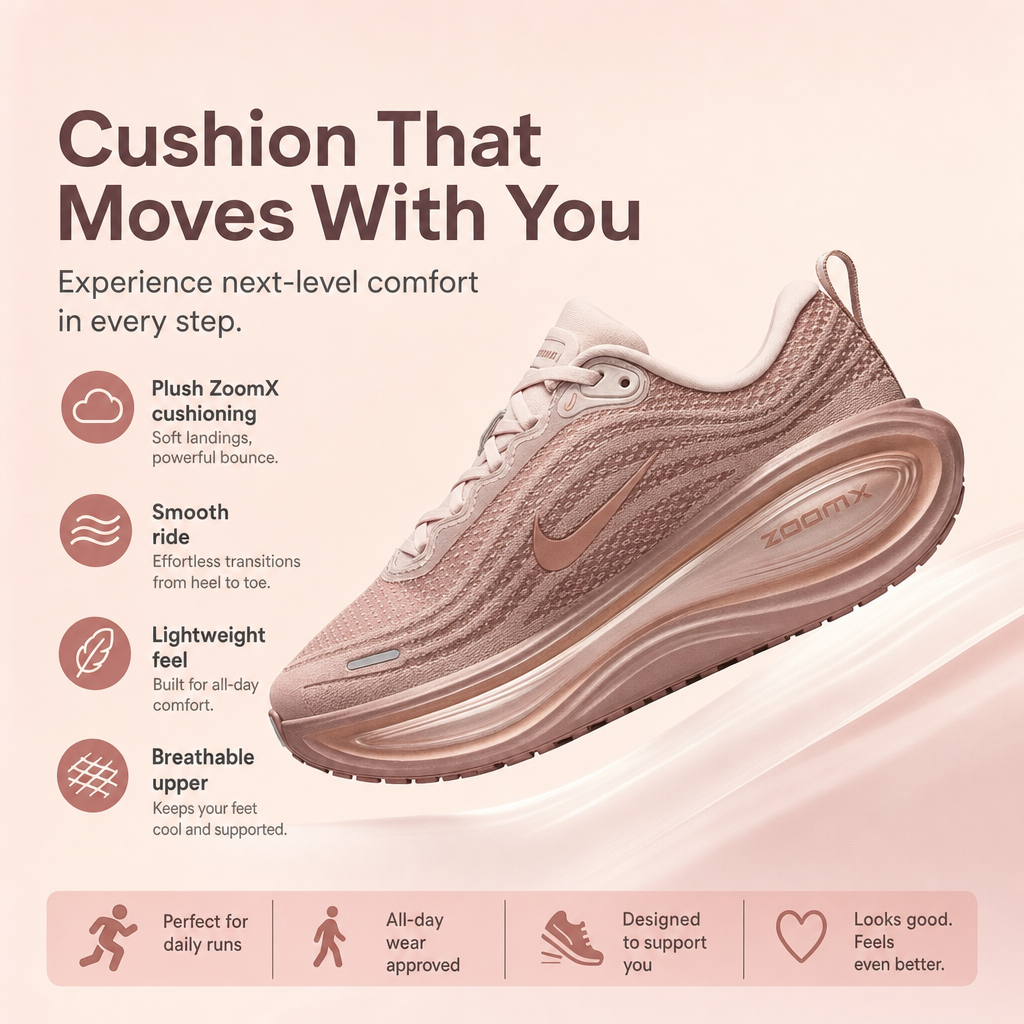 Air Zoom Vomero Plus Rose Gold