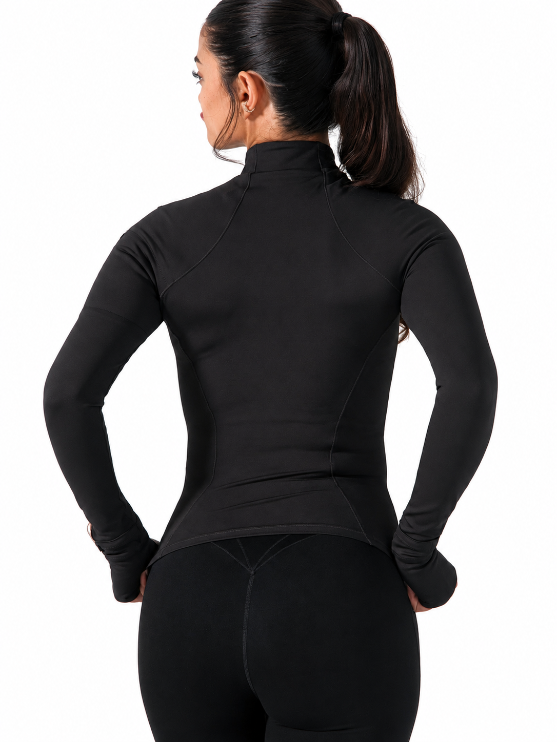 Elysium Zip Jacket - Onyx Black