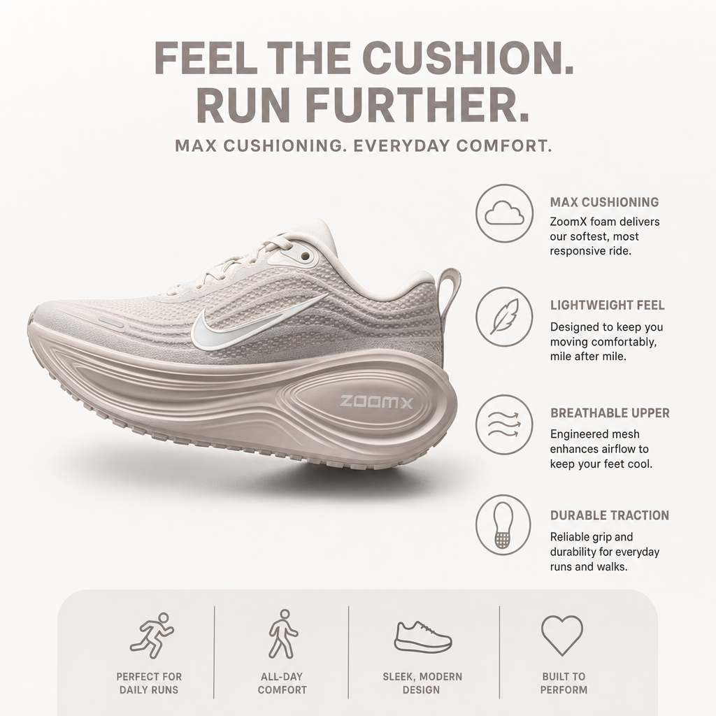 Air Zoom Vomero Plus Light Bone