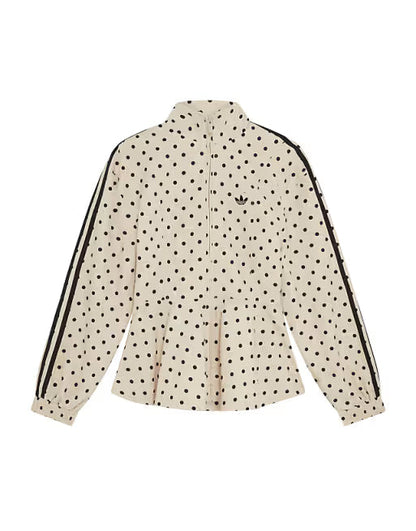 Polka Dot Jacket and Pants Set