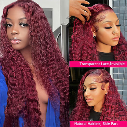 99J Curly Lace Front Wig