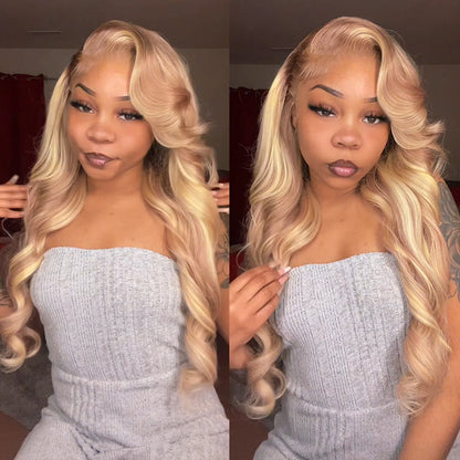 Blonde Highlight Lace Wig HD Lace & Glueless