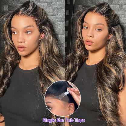 Glueless Body Wave Wig with Transparent Lace