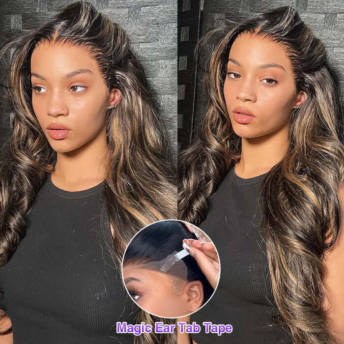 Glueless Body Wave Wig with Transparent Lace