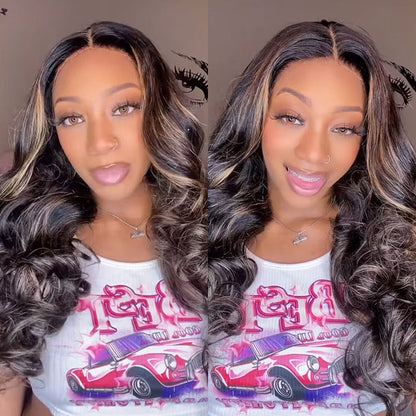 Glueless Body Wave Wig with Transparent Lace