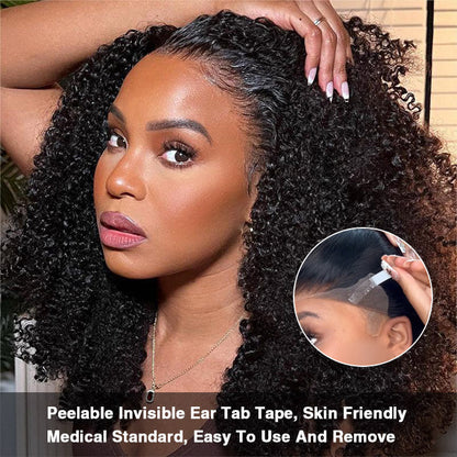 Curly HD Lace Wig – Glueless 13x4, Pre-Cut