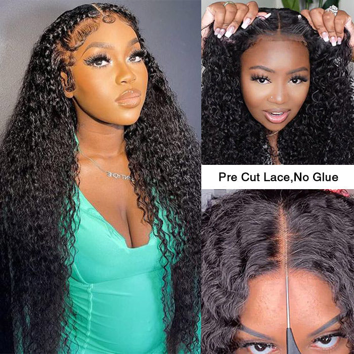 Curly HD Lace Wig – Glueless 13x4, Pre-Cut