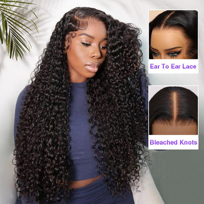 Curly HD Lace Wig – Glueless 13x4, Pre-Cut