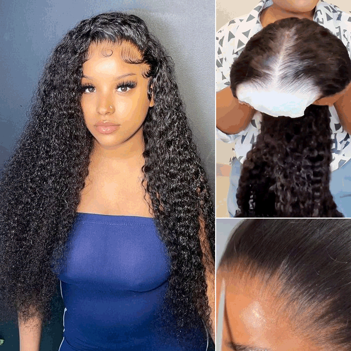 Glueless Curly Lace Wig – Pre-Cut 13x6