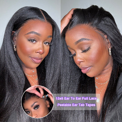 Yaki Straight Lace Wig – Glueless 13x6 Fit
