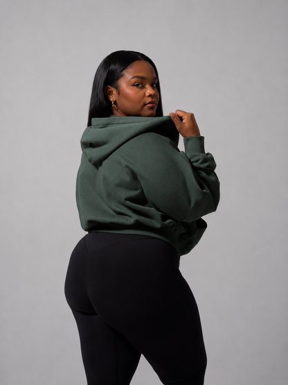 Threads Waist Zip Hoodie - Limon Pepino