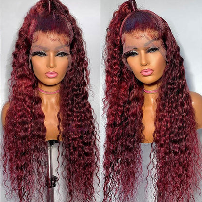 99J Curly Lace Front Wig