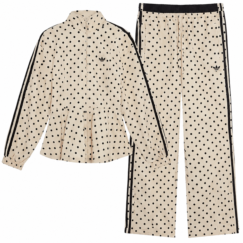 Polka Dot Jacket and Pants Set