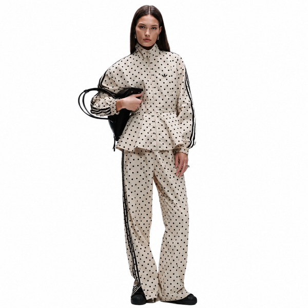 Polka Dot Jacket and Pants Set