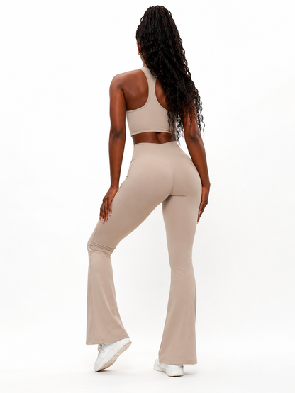 Colorado Fleece Flare Legging - Neutral