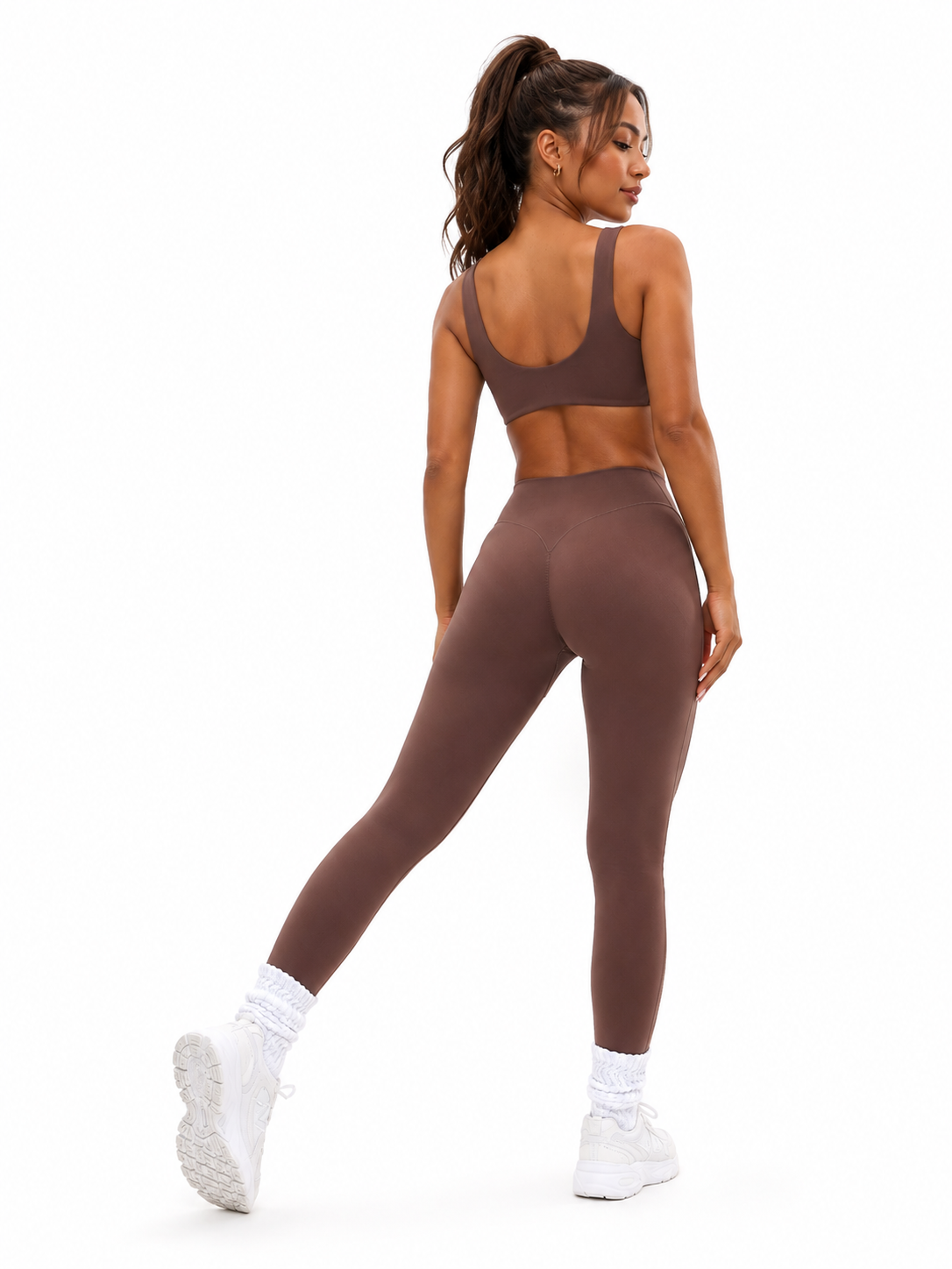 Double Dip Butter Sports Bra - Grounds