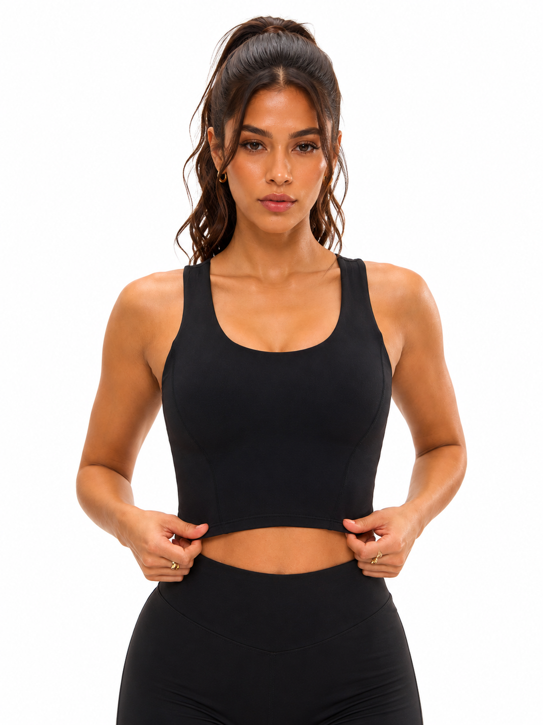 Crystal Crop V2 - Onyx Black