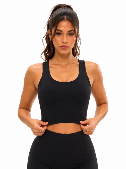 Crystal Crop V2 - Onyx Black