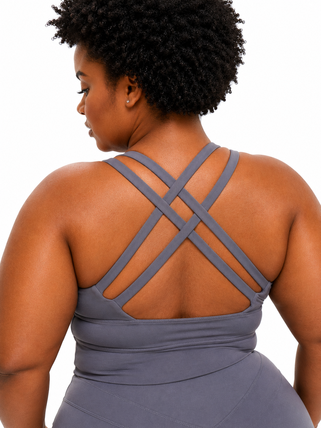 Rosa Sports Bra - Blue Steel