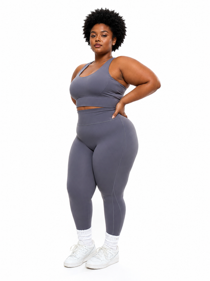 Rosa Sports Bra - Blue Steel