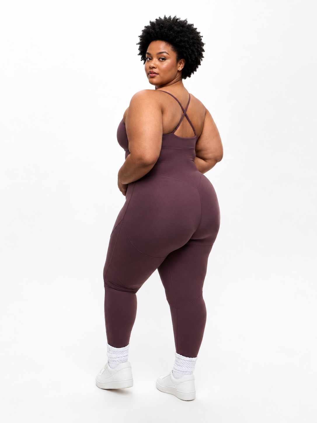 Shape Shifter Bodysuit - Smoked Cherry