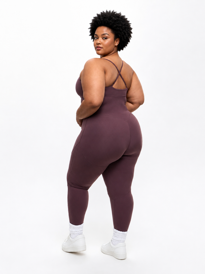Shape Shifter Bodysuit - Smoked Cherry
