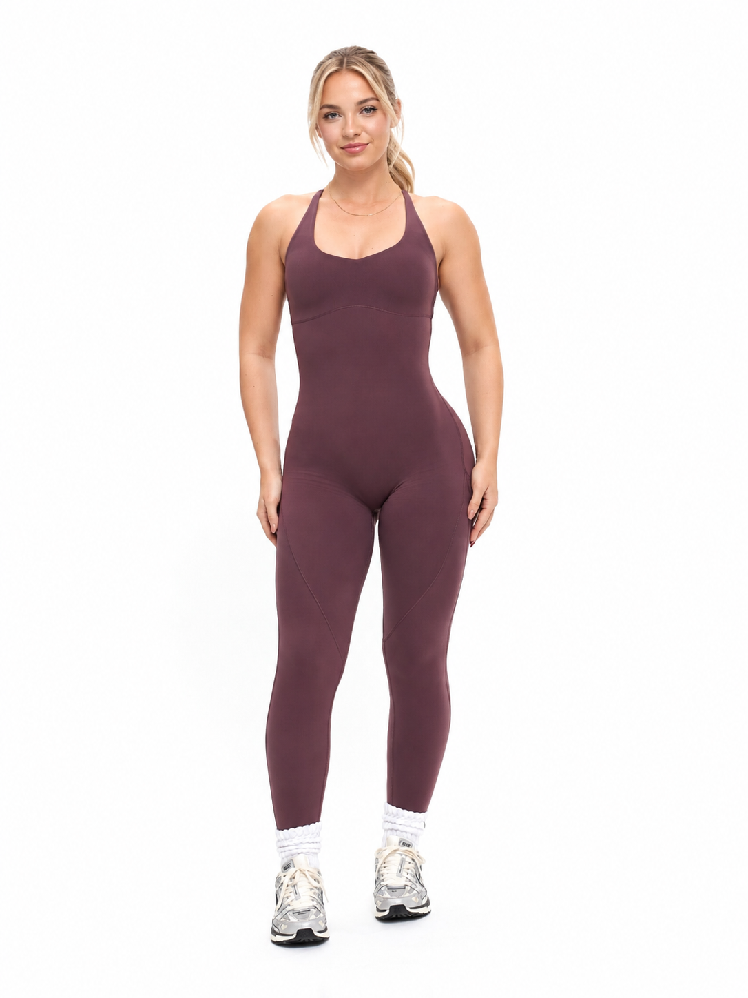 Shape Shifter Bodysuit - Smoked Cherry