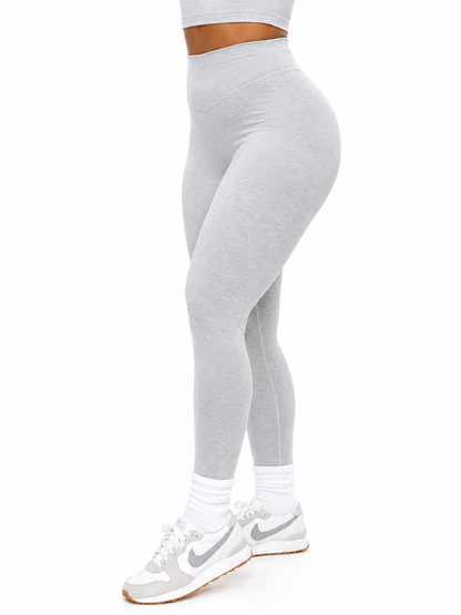 Dream Heathered Legging 26" - Heather Grey