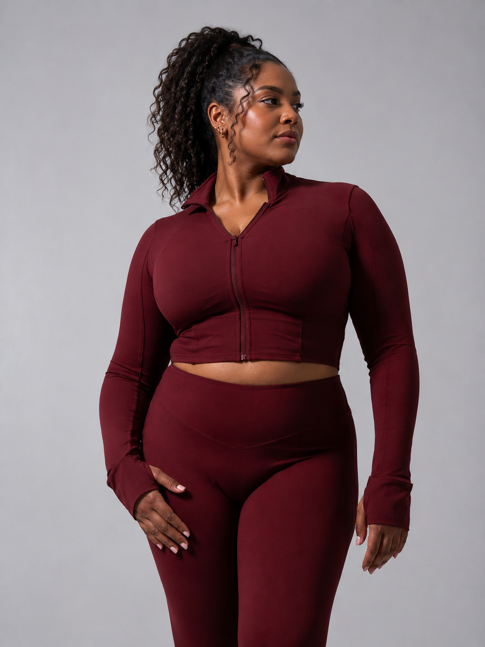Rosa Waist Length Jacket - Vineyard