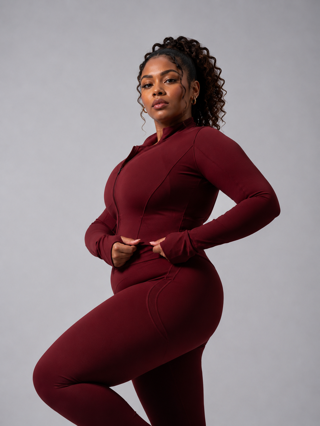 Rosa Waist Length Jacket - Vineyard