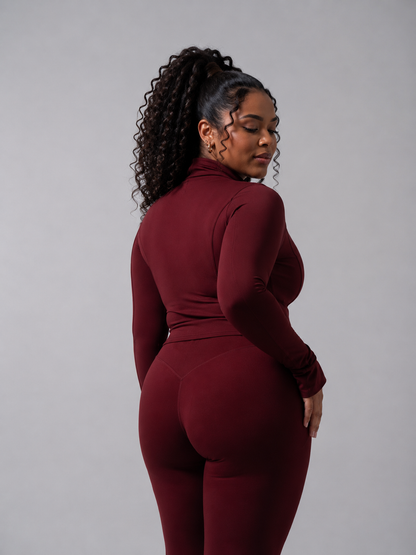 Rosa Waist Length Jacket - Vineyard
