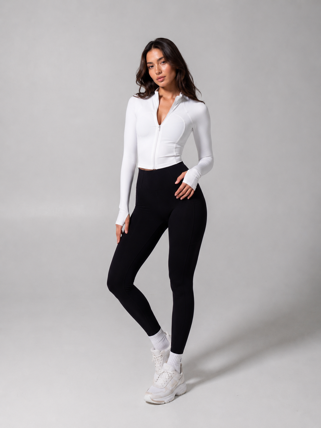 Phantom Waist Jacket - White
